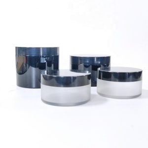 100ml 200ml 8oz <b>Empty</b> Plastic Frosted 8 oz Luxury <b>Jars</b> for Body Butter Containers 250g 200ml with Matte White Lid - Product Image 4