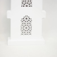 ChenWang 2026 nouveauté en bois Eid Ramadan mosquée décoration mousseline lumière LED pour musulman islamique Ramadan fournitures