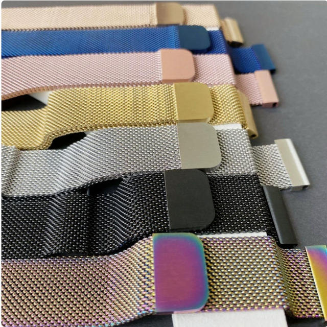 Nice Strap for Apple Watch S8 Stainless Steel Magnetic Buckle Watch Band Compatible with for Apple Milano and IWatch