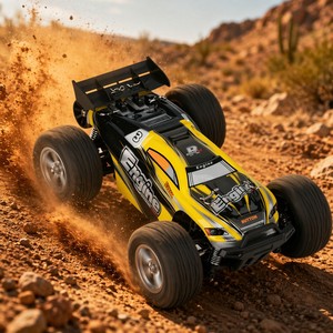 Coche RC Profesional 4x4 de Alta Velocidad, Buggy Todoterreno <span class=keywords><strong>Radiocontrolado</strong></span>, Vehículo de Control Remoto de 2.4GHz, Camioneta de Juguete para Niños - Product Image 5