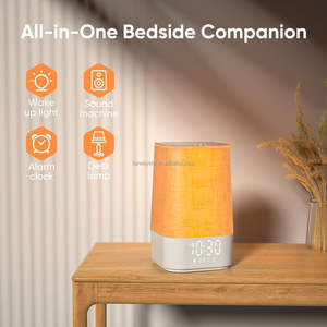 Máquina de Sonido, Máquina de Ruido Blanco con <span class=keywords><strong>30</strong></span> Sonidos Relajantes, Temporizador de Sueño, Lámpara de Noche Regulable con Reloj - Product Image 2