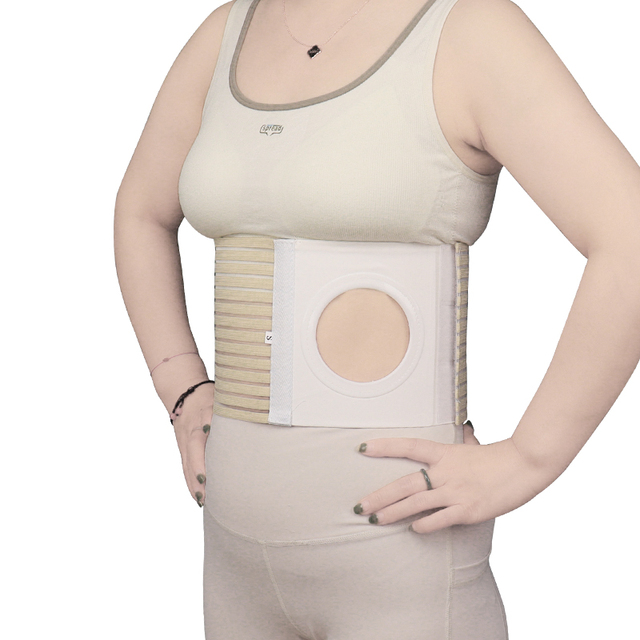 Medical Rehabilitation Breathable Adjustable Wrap Elastic Waist Stoma Ostomy Binder Support Colostomy Abdominal Hernia Belt