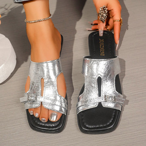 <span class=keywords><strong>Sandali</strong></span> <span class=keywords><strong>da</strong></span> <span class=keywords><strong>spiaggia</strong></span> estivi 2025 in stile romano <span class=keywords><strong>con</strong></span> suola morbida <span class=keywords><strong>da</strong></span> donna, ciabatte casual <span class=keywords><strong>con</strong></span> <span class=keywords><strong>tacco</strong></span> basso per esterno - Product Image 3