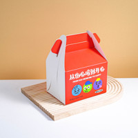 Boîte de burger en carton de qualité alimentaire coréen personnalisé à emporter hot dog à emporter poulet frit français boîte de papier de restauration rapide imprimée