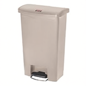 Cestino per Rifiuti con Pedale Frontale Beige 50 L in Plastica - Product Image 2