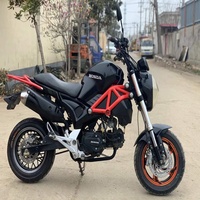 Motocyclette de sport d'occasion 125cc à essence, moto de course, petite moto T-Rex, moto de rue, véhicule complet à faible consommation de carburant