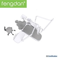 Fauteuil dentaire ergonomique de qualité supérieure, ensemble complet compact, vente en gros directe usine Chine