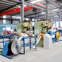 Machine automatique à grande vitesse pour la fabrication de fil de fer barbelé en accordéon/lame de rasoir, machine à poinçonner pour la protection et la défense