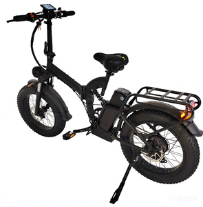 Bicicleta Eléctrica Plegable de Montaña JIMANO de 7 Velocidades con Cuadro de Aluminio y Neumáticos Anchos para Senderos Urbanos y de Montaña Nevada - Product Image 2