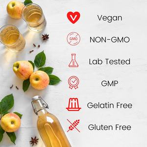 Cuka apel organik & kapsul akar bit nutrisi olahraga pil detoks oksida nitrat penguat energi untuk menurunkan berat badan - Product Image 5