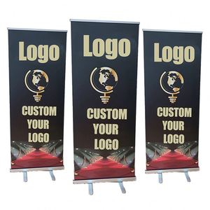 Custom Pull up Aluminum Horizontal Banner Stand <b>Roll</b> up Banner Display Stand - Product Image 1