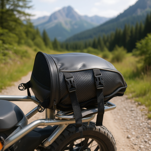 Sacoche de selle de moto 10 L en cuir PU imperméable pour rangement extérieur et bagages - Product Image 2