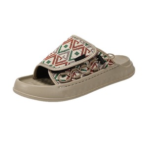2026 new summer outerwear soft-soled single-toe <b>slippers</b> men trendy fashionable ethnic style cool <b>slippers</b> casual beach shoes - Product Image 5