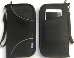 Porte-passeport de <span class=keywords><strong>voyage</strong></span> anti-RFID, élégant et léger, organiseur de documents, étui pour passeport et cartes - Product Image 2