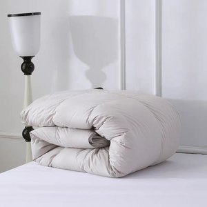 Couette <span class=keywords><strong>en</strong></span> coton matelassée confortable avec garnissage 90% duvet de canard, hypoallergénique, respirante, sans odeur, utilisable toute l'année pour les hôtels - Product Image 3