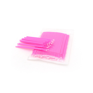 100支一次性微型刷牙科微型刷涂抹器睫毛延伸微型涂抹器沙龙微型刷 - Product Image 1