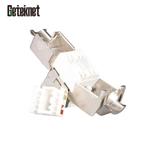 Geteknet FTP cat6A <span class=keywords><strong>Keystone</strong></span> <span class=keywords><strong>Jack</strong></span> RJ45 <span class=keywords><strong>Keystone</strong></span> <span class=keywords><strong>Jack</strong></span> RJ45 <span class=keywords><strong>Jack</strong></span> RJ45 Coupler 8P8C bảo vệ mạng Ethernet RJ45 mô-đun kết nối - Product Image 4