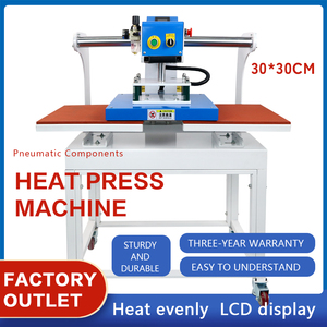 Máy Ép Nhiệt Bằng Khí Nén Hai Trạm Máy Ép Nhiệt Máy Dập Nóng Bằng Khí Nén Cho Kích Thước In Lớn - Product Image 3