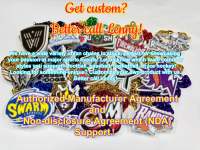 Collier en plastique doré brillant surdimensionné en gros, chaîne de supporter de football avec grand logo 3D en mousse EVA pour MVP