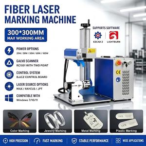 <b>Level</b> Galvo Jewellery <b>Laser</b> Engraving Machine Jpt Mopa Fiber <b>Laser</b> Marking 20W-100W Supports DXF/BMP/AI Formats - Product Image 2