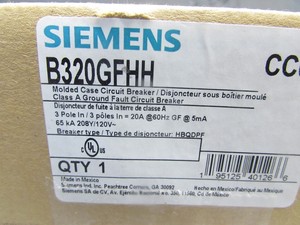 Disjoncteur B320GFHH GFI 3P 120V-208Y 20A PLC - Product Image 5