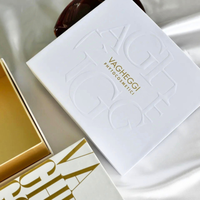 Boîte rigide cosmétique personnalisée de luxe avec insert en papier gaufré doré pour flacon de sérum ou crème de soin, emballage cadeau boutique et présentoir