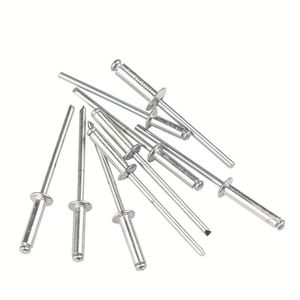 Proveedor de Fábrica Remache Ciego de Acero Inoxidable 304 316 Tipo Abierto con Cabeza Redonda y Diseño de Cúpula para Chapas Gruesas - Product Image 1