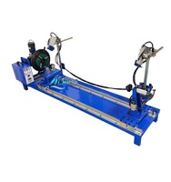 Positionneur de soudage à trou traversant ACRROS AWP-100 140 mm avec table rotative et support de torche