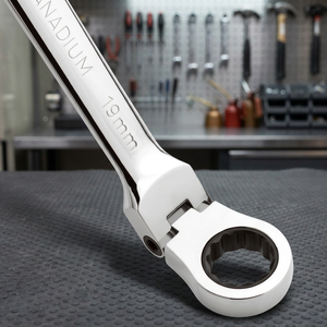 FERVI DIY Grade Adjustable Wrench Set Combikey with Snapped Crankshaft Torque Wrench <b>Spanners</b> <b>13mm</b> 185mm - Product Image 2