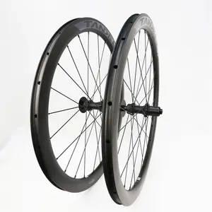 OEM 11 hız 45 disk fren yol bisikleti tekerlek UD mat yüzey bisiklet tekerlekleri paslanmaz çelik konuşmacı düz çekme Shimano Hub