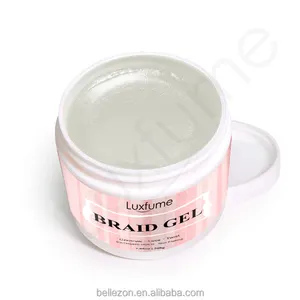Private Label Extra Hold Braid Gel No Flaking Braiding Gel For African Braid Hair Styling 200G