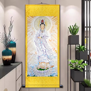 Principe ereditario gioioso spirito appeso al muro che conferisce benedizioni pittura decorativa potresti essere benedetto ricchezza migliore fortuna celeste