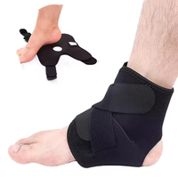 Orthèse de cheville légère et réglable avec protection en polyester et coton/néoprène pour hommes et femmes