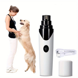 Vente en gros de coupe-griffes rechargeables pour chiens, outils de toilettage pour pattes d'animaux, recharge USB - Product Image 1
