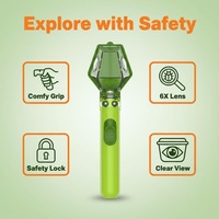 Lupa de Aumento 6X Dual con Cámara de Captura Instantánea para Niños, Exploración al Aire Libre, Pedidos al por Mayor