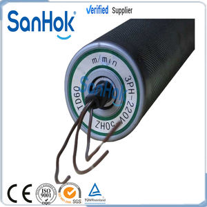 SUS 201/304 tüp ve oteller için bant konveyör için çelik mil ile yeni PVC davul motoru - Product Image 2