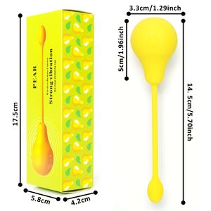 Vibrateurs miniatures en forme <span class=keywords><strong>de</strong></span> poire en gros, jouets sexuels portables télécommandés, œufs vibrants avec contrôle par application mobile, boutique <span class=keywords><strong>de</strong></span> sex-toys - Product Image 5