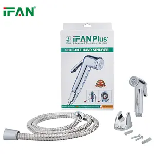 IFAN Bathroom Hand Held ABS Washing Shattaf Bidet Sprayer Set Muslim Handheld Bidet Sprayer For Toilet