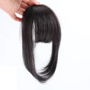 AU LONGFOR, оптовая продажа, хорошо сочетающиеся волосы Remy, японская принцесса, накладные волосы с бахромой, высококачественные настоящие человеческие волосы челки