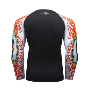 Vente en gros Chemise à manches longues avec impression par sublimation Rash Guard pour le sport, le <span class=keywords><strong>surf</strong></span> pour hommes - Product Image 4