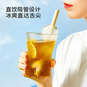 Ice Ball Mold Round Sphere For Home Refrigerator Ice Cube Tray With Fruit Drink Straw Compatible Pink Green Yellow White - Product Image 3