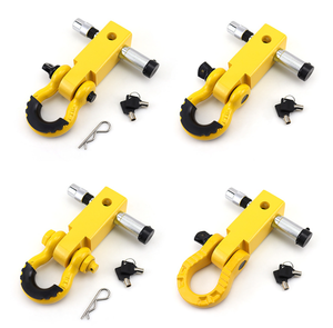 Récepteur de <span class=keywords><strong>crochet</strong></span> de véhicule tout-terrain direct d'usine barre d'<span class=keywords><strong>attelage</strong></span> de remorquage barre de <span class=keywords><strong>remorque</strong></span> de pare-chocs arrière boucles d'anneau en D plus fortes - Product Image 1
