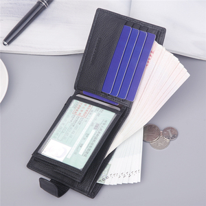 Unico pelle bovina del <span class=keywords><strong>cuoio</strong></span> genuino degli uomini di colore di atm <span class=keywords><strong>portafoglio</strong></span> - Product Image 6