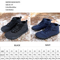 Bottes de randonnée d'hiver imperméables pour hommes de haute qualité 46 Outdoor Men Waterproof Hiking s Winter Snow Boots