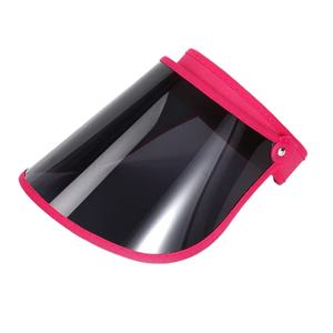 Sombrero Negro Transparente con Protección UV y Protector Facial de Plástico Resistente al Agua para Ciclismo y Actividades al Aire Libre - Product Image 5