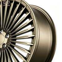 Jantes ICAR V23 forgées multi-rayons bronze foncé 21 pouces 5x108 ET43 CB60.1 pour modèles sport utilitaires et configurations personnalisées