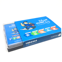 Boîte double en plastique transparente et étanche, conçue sur mesure pour les cartes à jouer, avec logo personnalisé, promotions pour les joueurs de poker, Kingshows