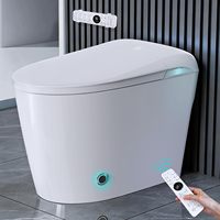 Nouvelle arrivée : WC intelligent à poser au sol, avec télécommande automatique, chasse d'eau automatique, siège chauffant, WC intelligent monobloc
