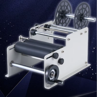 Machine d'étiquetage manuelle semi-automatique YLY-30S pour bouteilles et canettes rondes en papier/plastique - Machine d'emballage portable