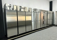 Réfrigérateur vertical pour boissons / Vitrine réfrigérée 5 étagères, porte vitrée